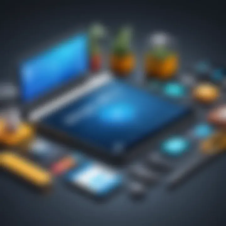 A conceptual illustration of tracking tools for social media analysis