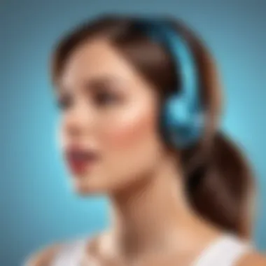Practicing Voice Exercises Individual practicing voice exercises