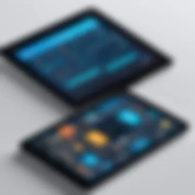 Technology Behind Two-Player Apps Technology powering two-player applications visualized