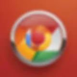 Google Chrome logo on Ubuntu