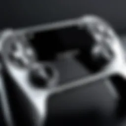 Modern iPhone game controller showcasing ergonomic design