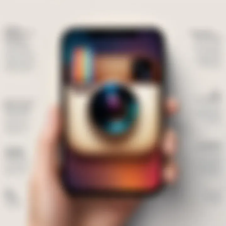 Infographic discussing privacy considerations on Instagram