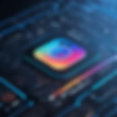 Illustration of Instagram's algorithm influencing post visibility