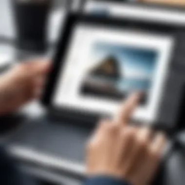 Editing Tools for iPad Photography An example of editing tools available on the iPad