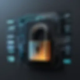Illustration depicting the concept of passcodes in digital security.