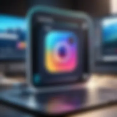 Visual representation of Instagram's algorithm