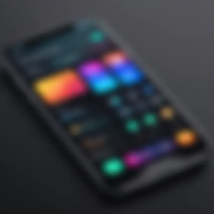 Diverse types of widgets available on iPhone