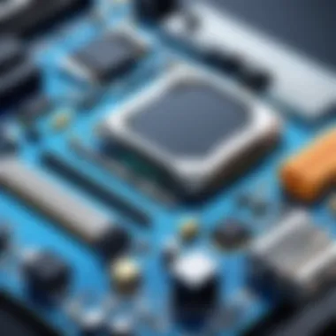 Illustration of installation tools needed for motherboard update