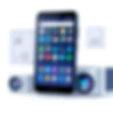 Tech App User Experience User interface of a popular tech app on Android