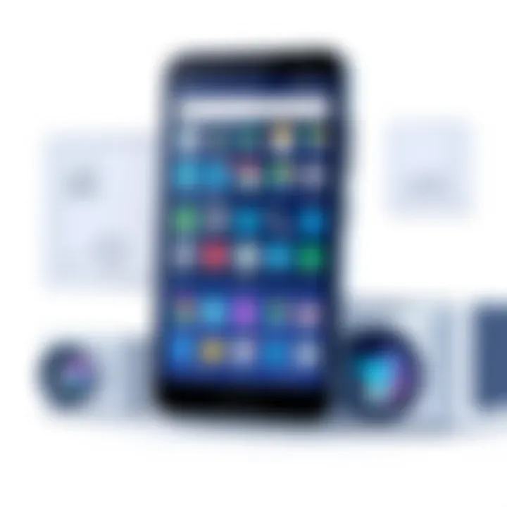 Tech App User Experience User interface of a popular tech app on Android