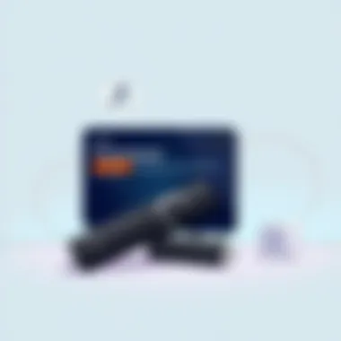 Installation of Firestick Remote App Installation screen of the Firestick remote application