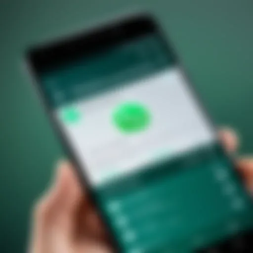 WhatsApp application interface on Android