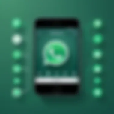 Icon representing WhatsApp's key features